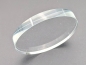 Preview: Crystal Glass Pebbles Round 70 mm Clear side view
